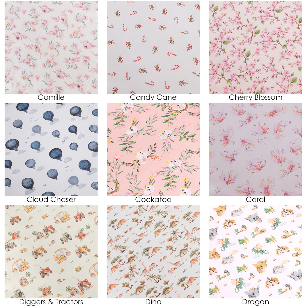 2 Pack Fitted Organic Cot & Bassinet Sheet / Change Pad Cover - Image 3