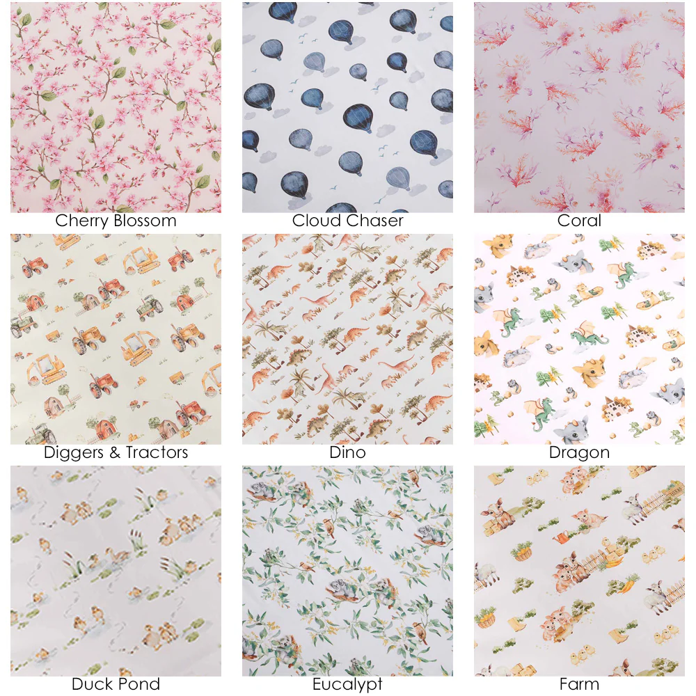 2 Pack Organic Fitted Cot Sheets - Image 3