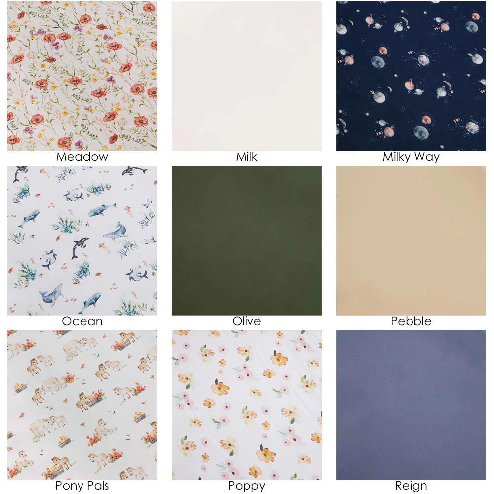 2 Pack Organic Fitted Cot Sheets - Image 5