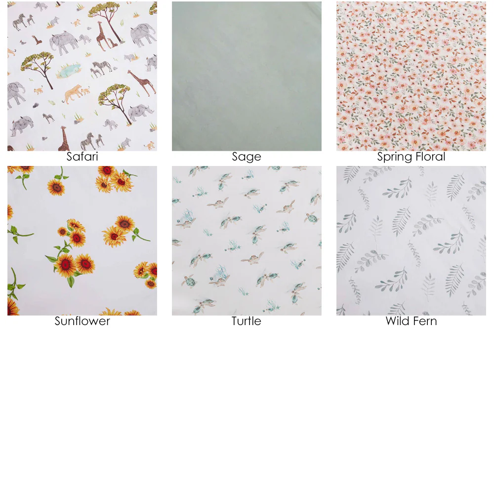 2 Pack Organic Fitted Cot Sheets - Image 6