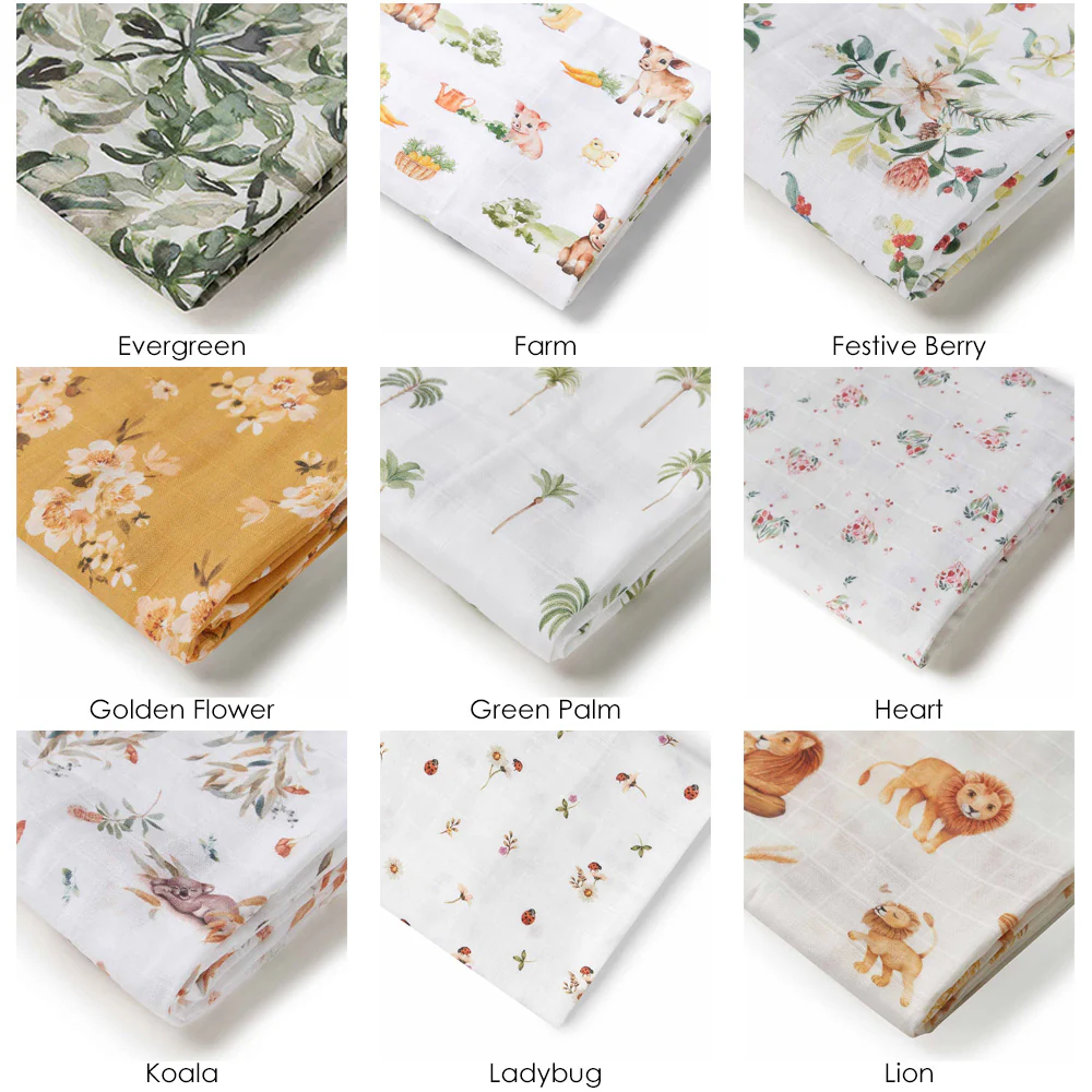 2 Pack Organic Muslin Wrap - Image 4
