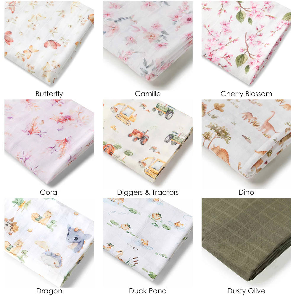 3 Pack Organic Muslin Wrap - Image 3