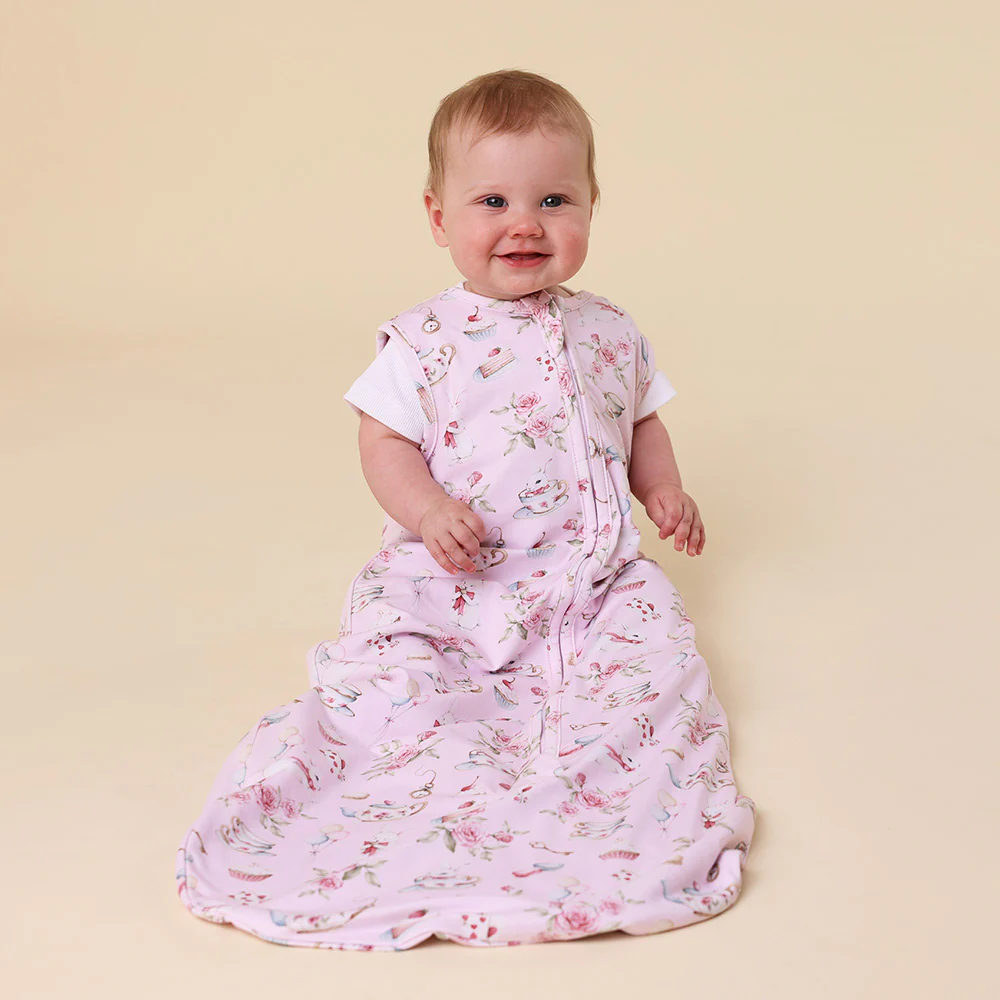 Alice's Tea Party Organic Sleeping Bag 1.0 TOG - Image 3