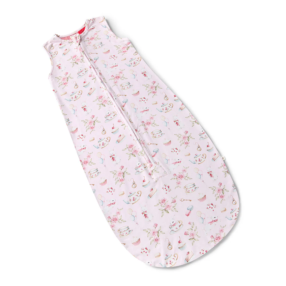Alice's Tea Party Organic Sleeping Bag 1.0 TOG - Image 6