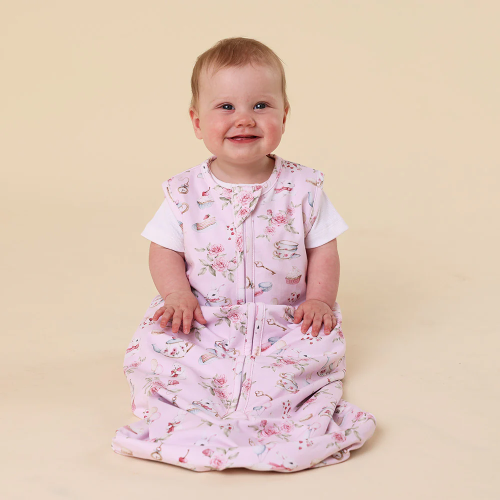 Alice's Tea Party Organic Sleeping Bag 1.0 TOG - Image 7