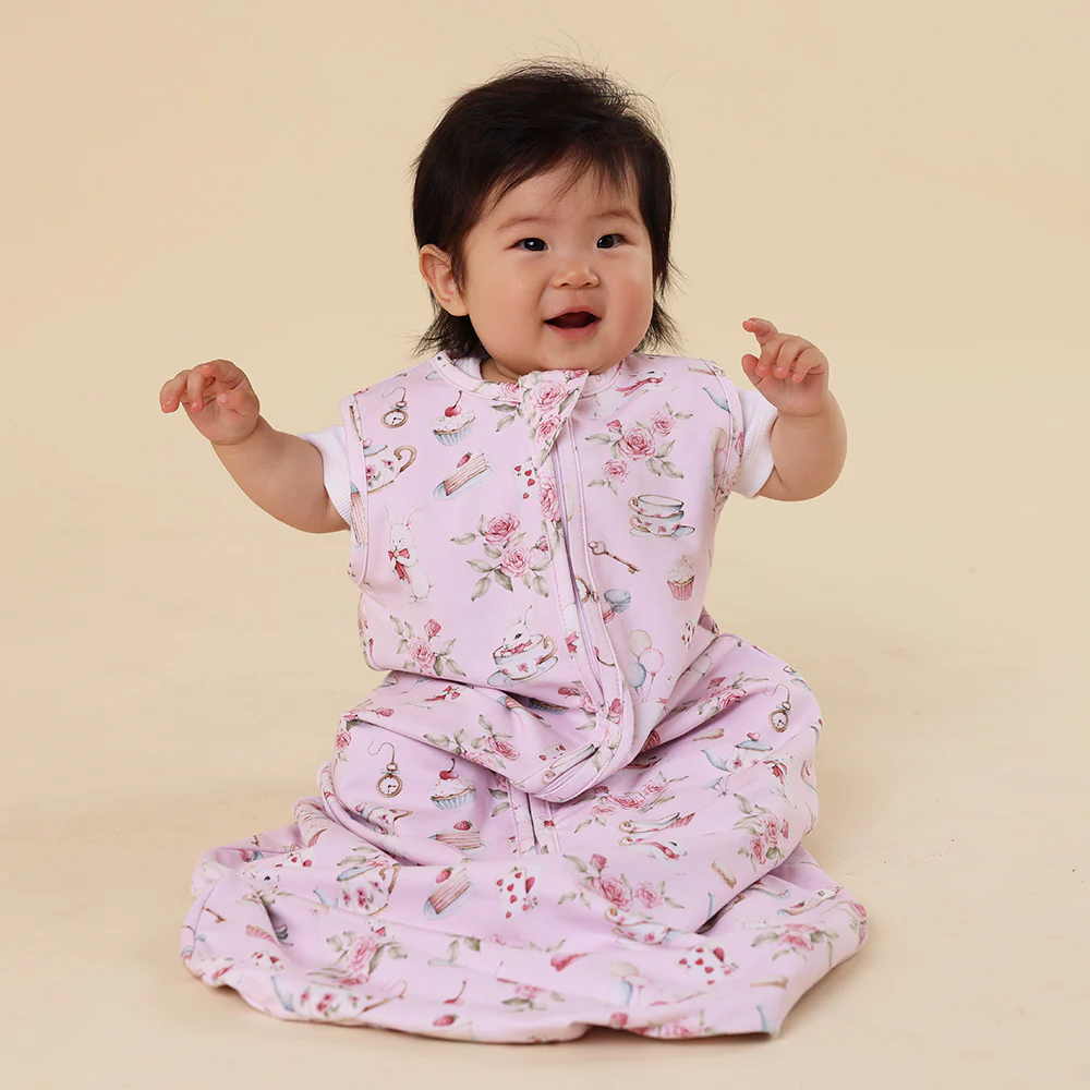 Alice's Tea Party Organic Sleeping Bag 1.0 TOG - Image 8