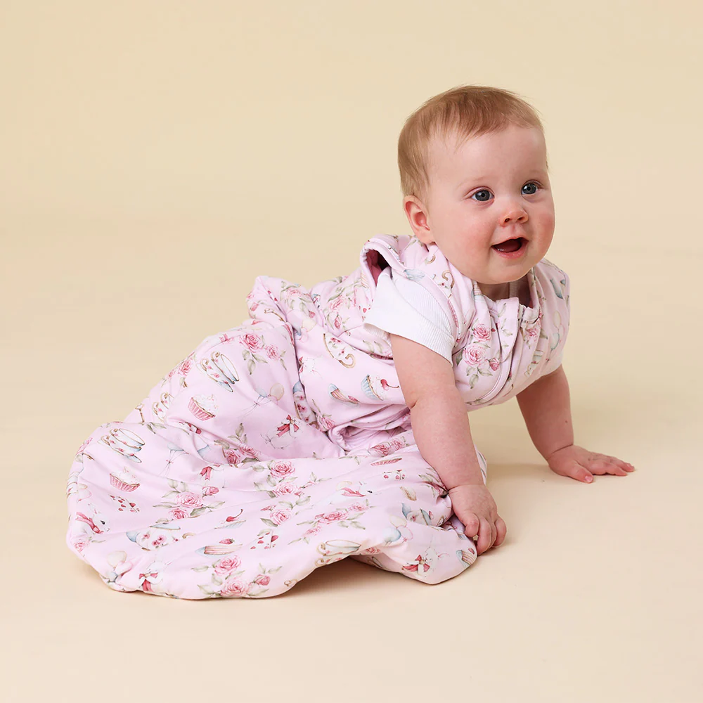 Alice's Tea Party Organic Sleeping Bag 2.5 TOG - Image 3