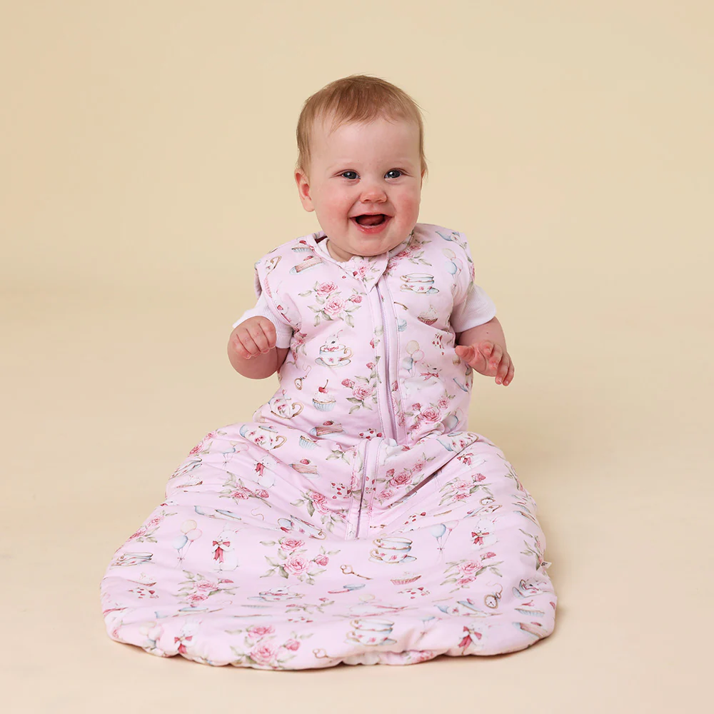 Alice's Tea Party Organic Sleeping Bag 2.5 TOG - Image 5