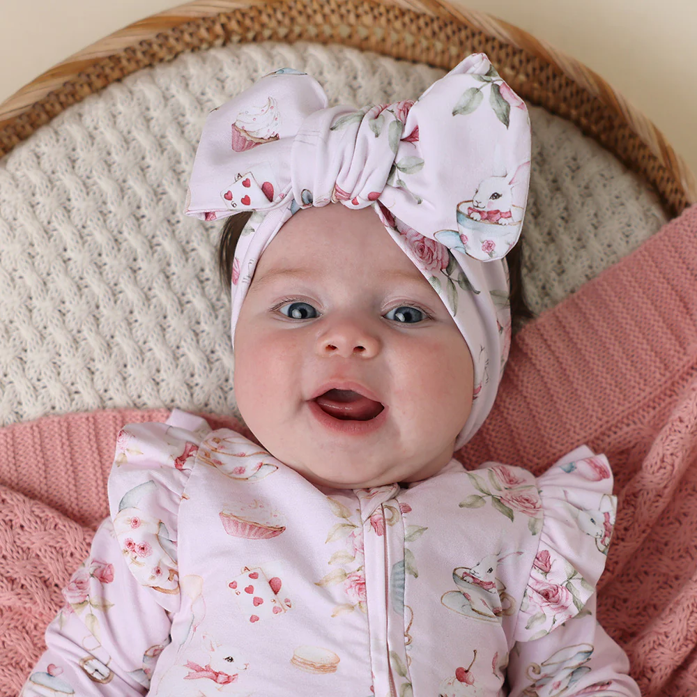 Alice's Tea Party Organic Oversized Bow - Image 6