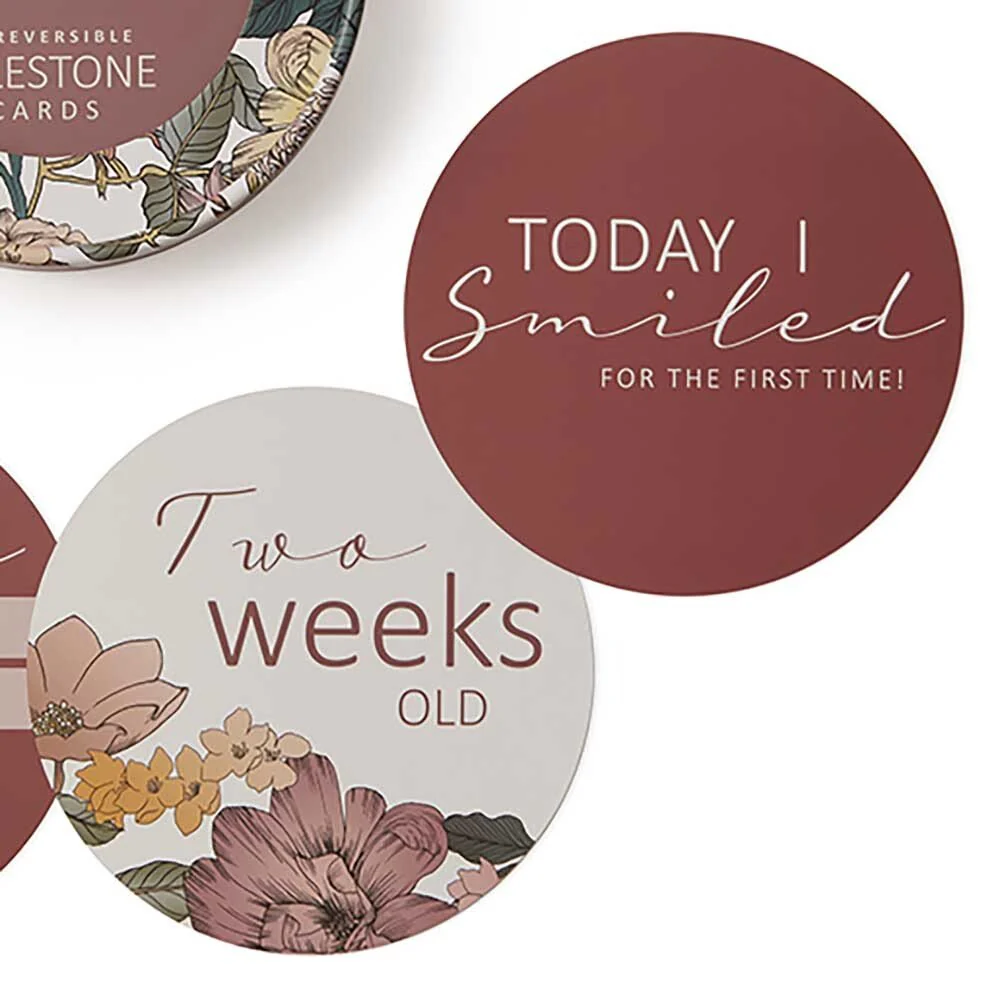 Australiana & Rust Reversible Milestone Cards - Image 3