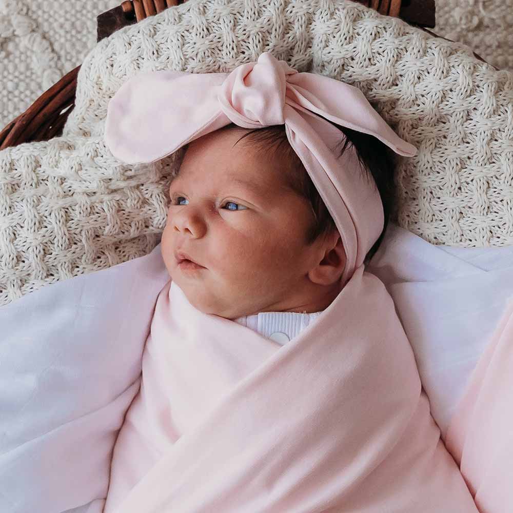 Baby Pink Organic Topknot - Image 4