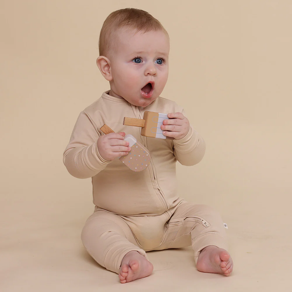 Babyccino Organic Snugglesuit Convertible Romper - Image 5