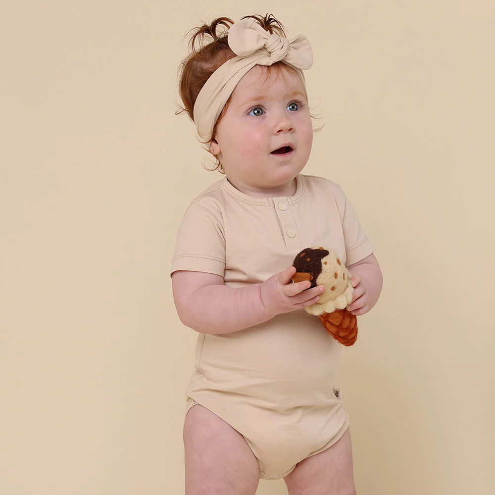 Babyccino Short Sleeve Organic Bodysuit - Image 3