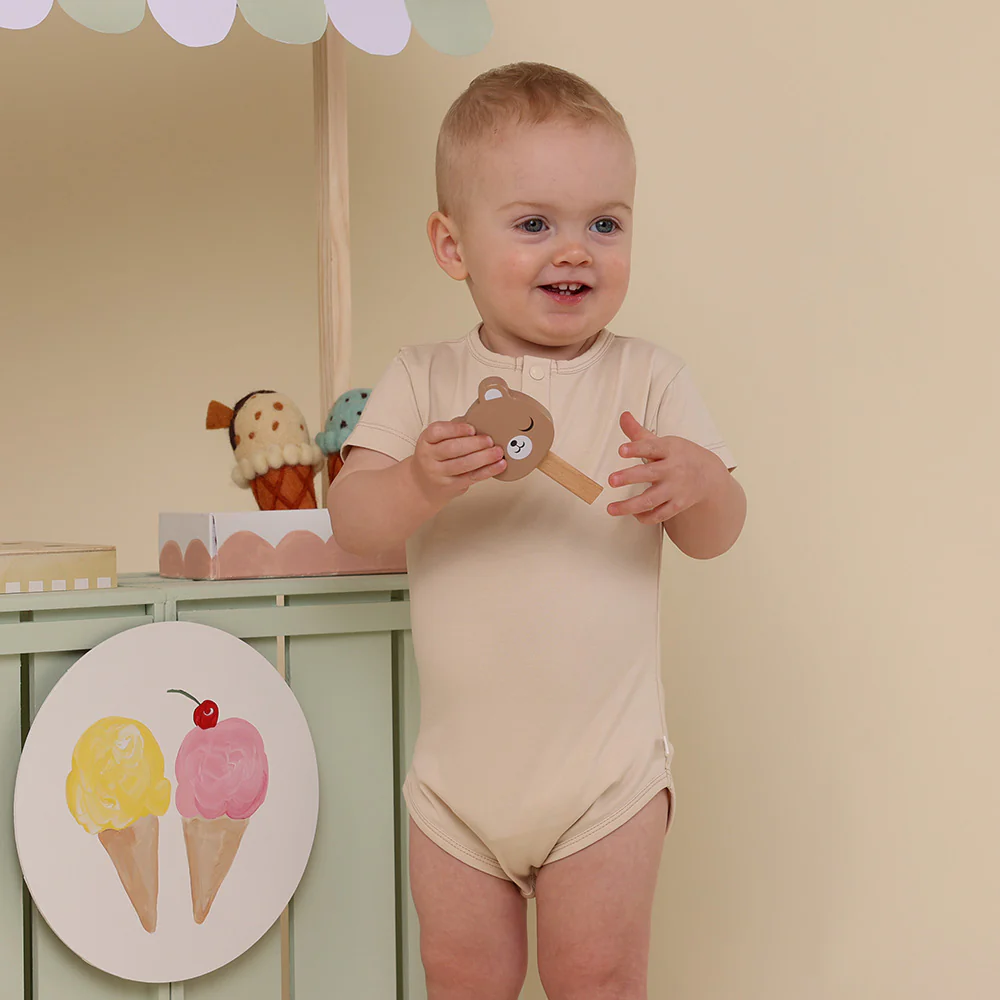 Babyccino Short Sleeve Organic Bodysuit - Image 5