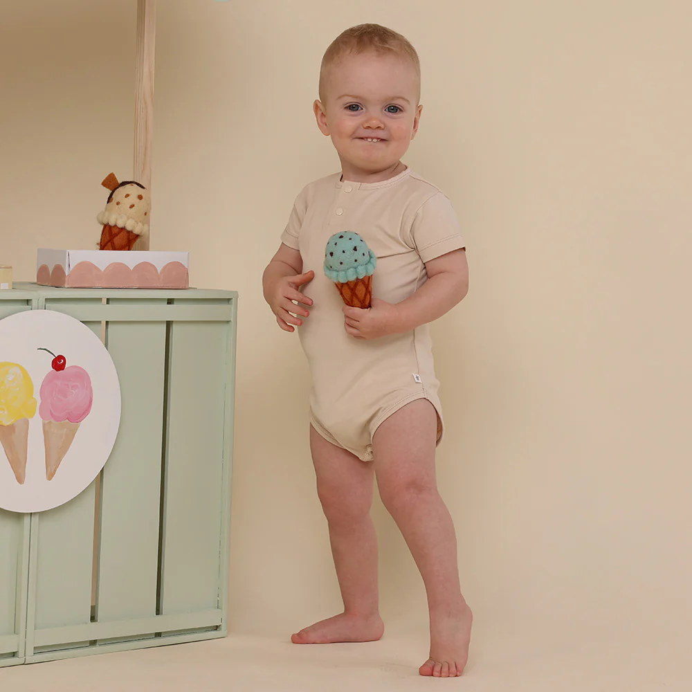 Babyccino Short Sleeve Organic Bodysuit - Image 6