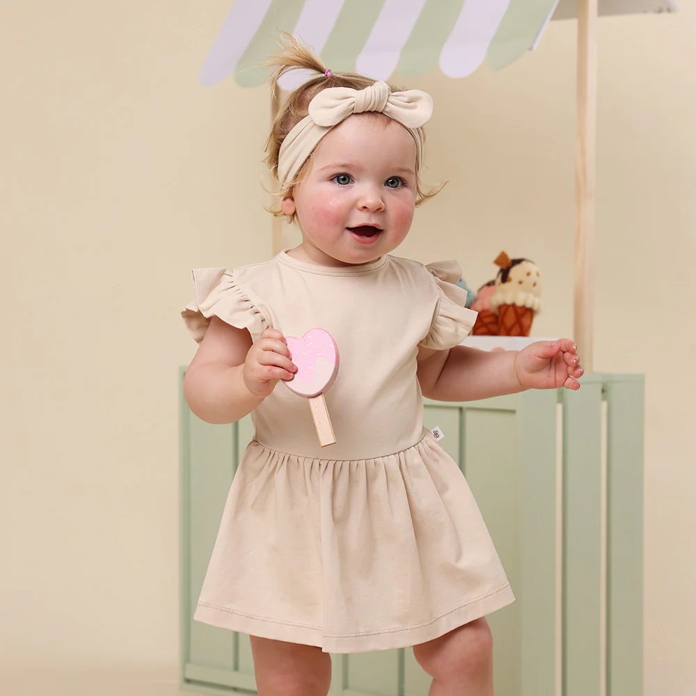 Babyccino Short Sleeve Organic Dress - Image 2