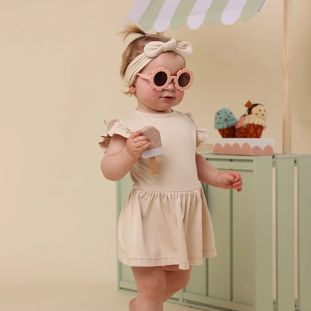 Babyccino Short Sleeve Organic Dress - Image 4