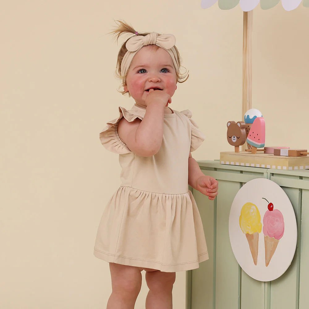 Babyccino Short Sleeve Organic Dress - Image 6