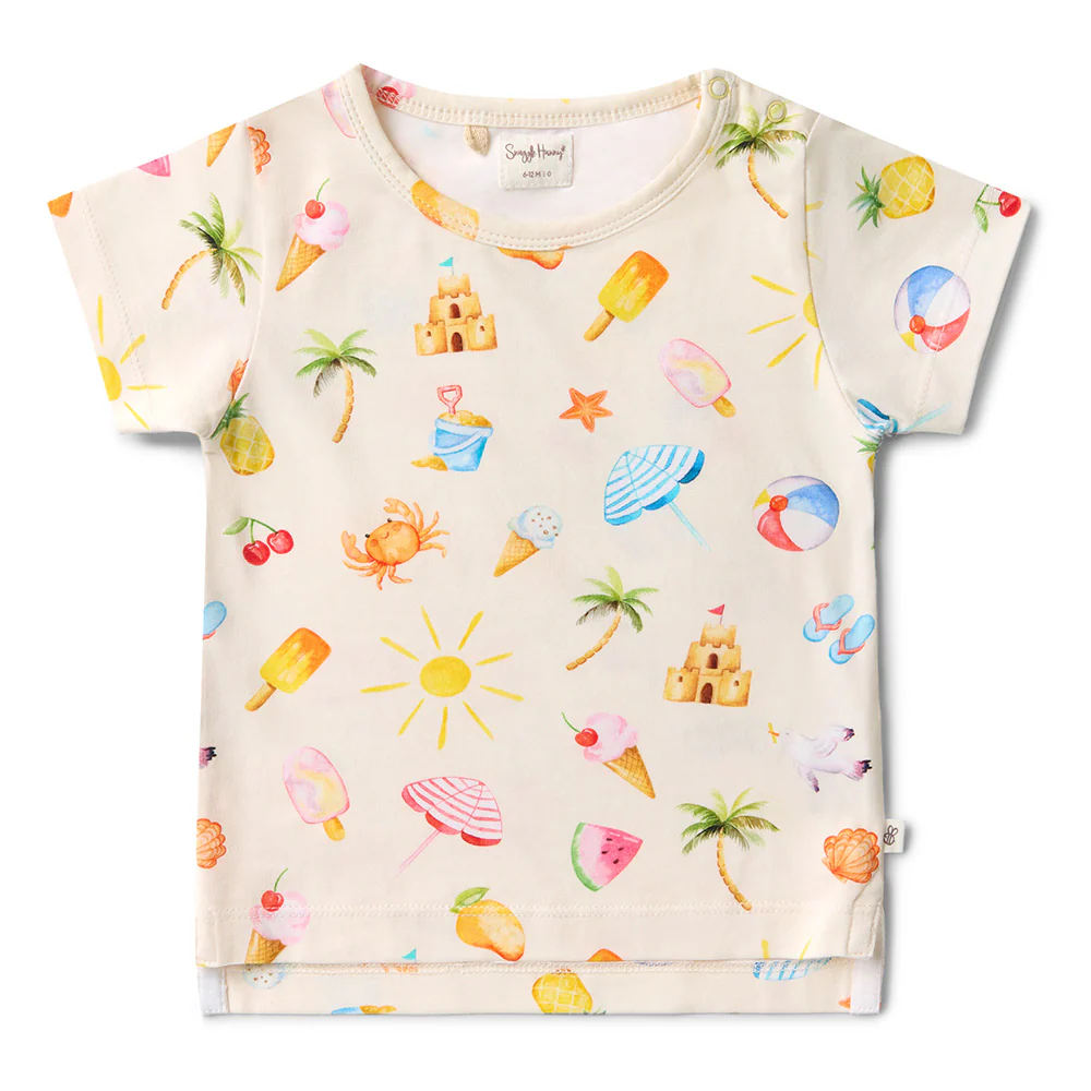 Beach Fun Organic T-Shirt - Image 2