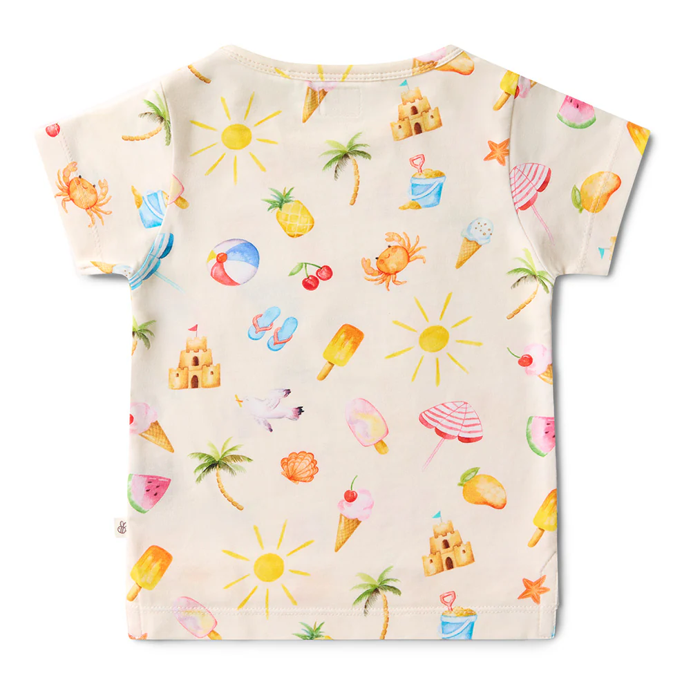 Beach Fun Organic T-Shirt - Image 6