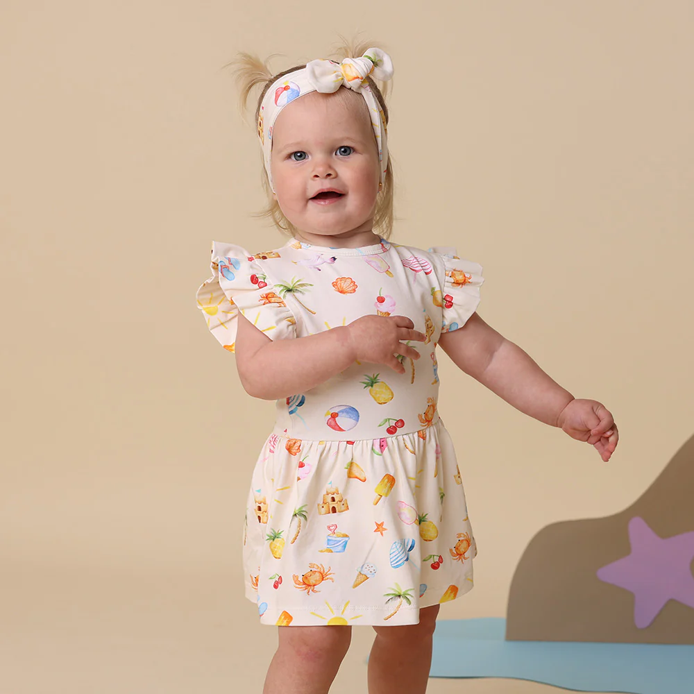 Beach Fun Short Sleeve Organic Dress - Image 10