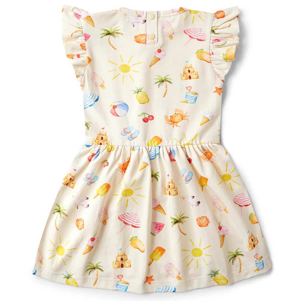 Beach Fun Short Sleeve Organic Dress - Image 11