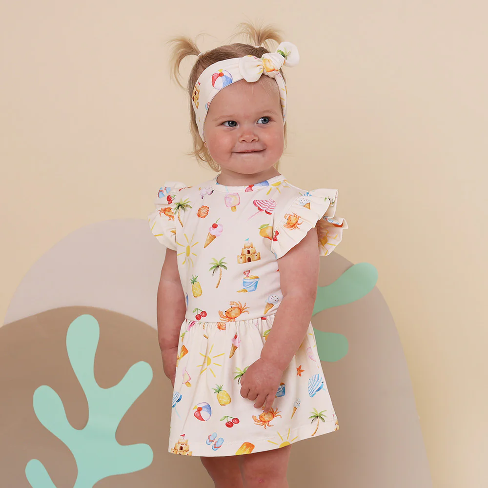 Beach Fun Short Sleeve Organic Dress - Image 9