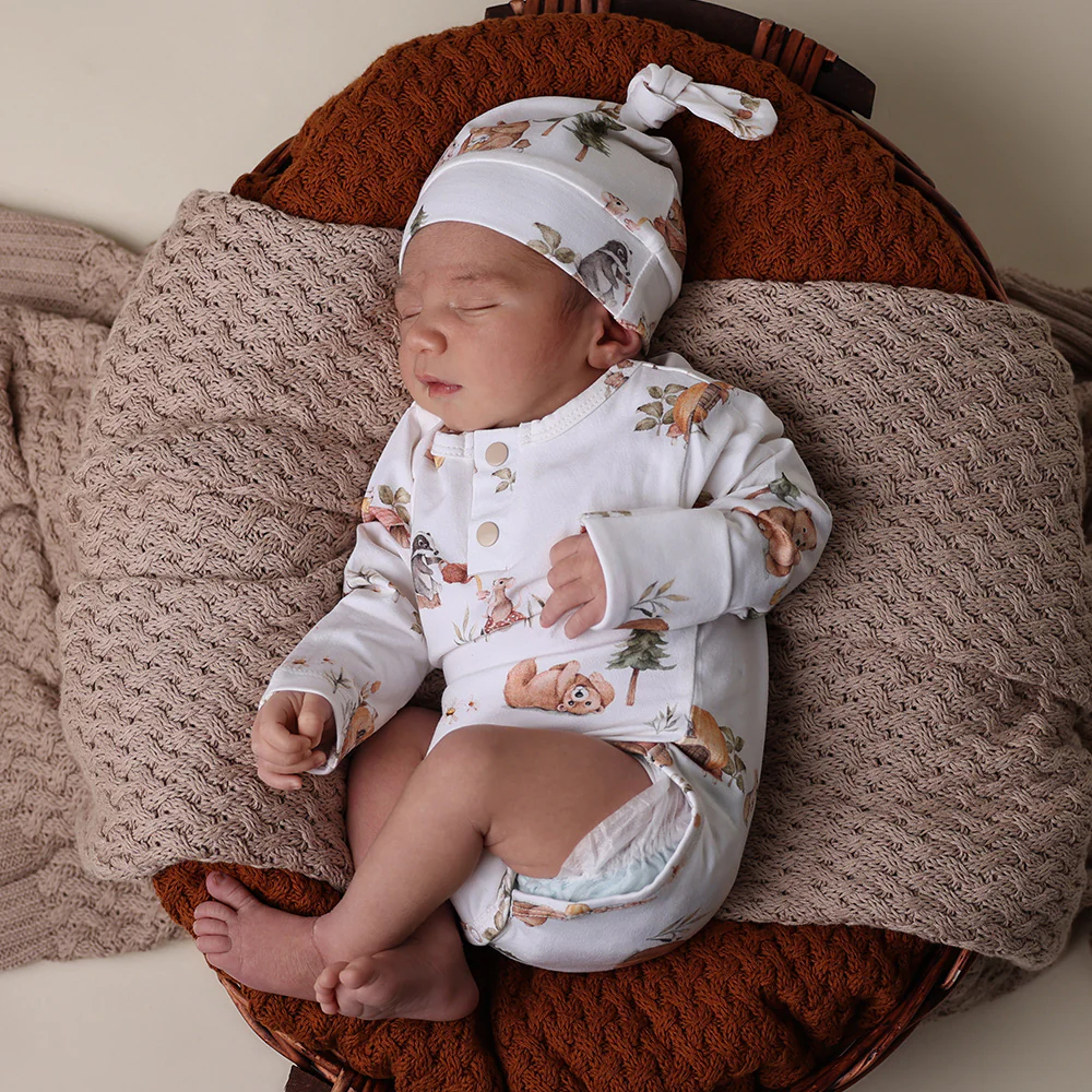 Bears Long Sleeve Organic Bodysuit - Image 5