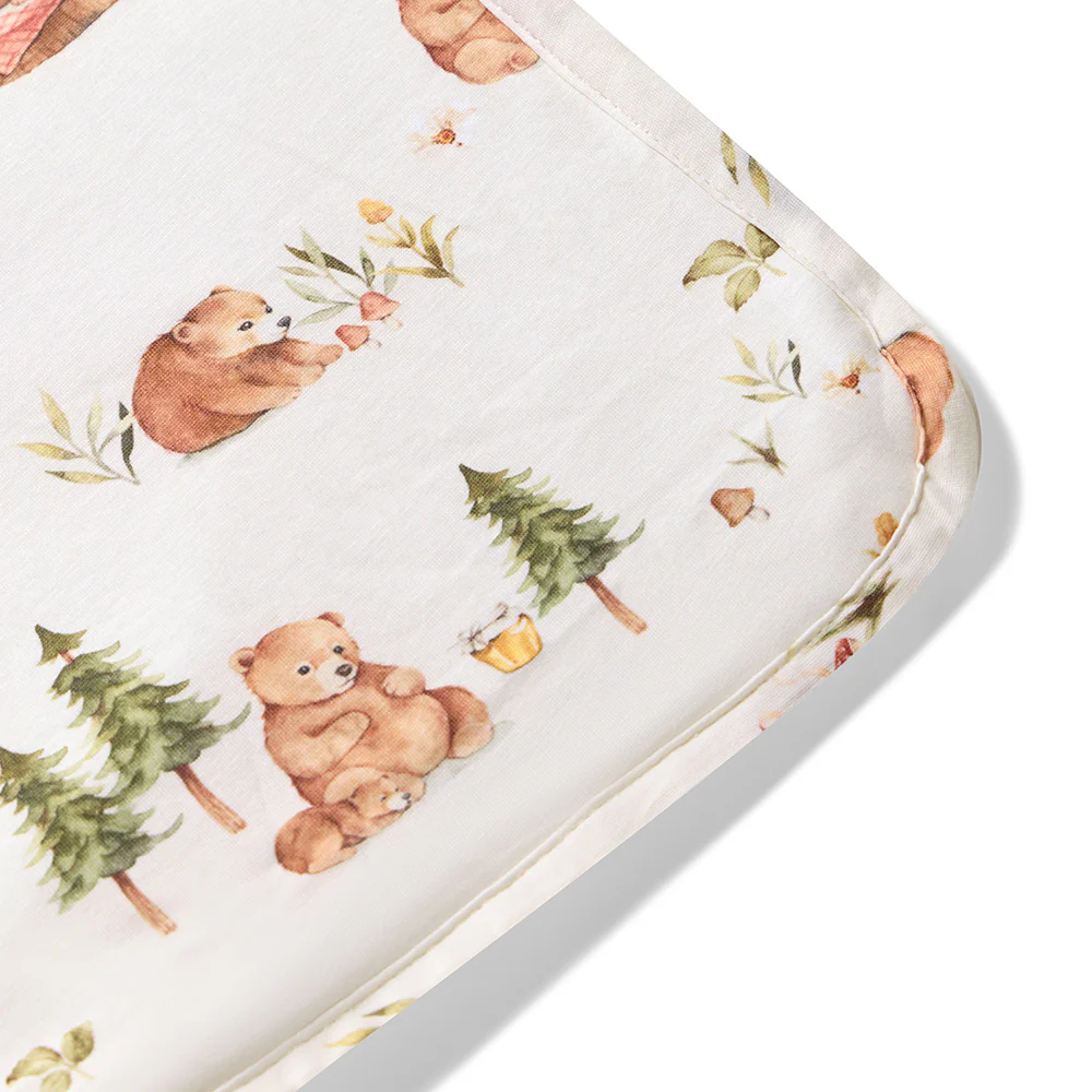 Bears Organic Hooded Baby Towel - Image 4