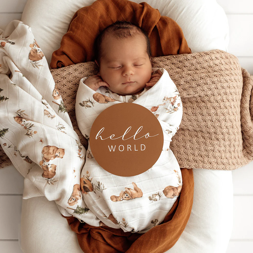 Bears Organic Muslin Wrap - Image 5