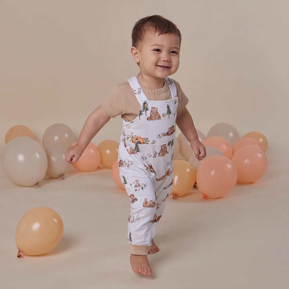 Bears Organic Snuggle Overalls - Image 10