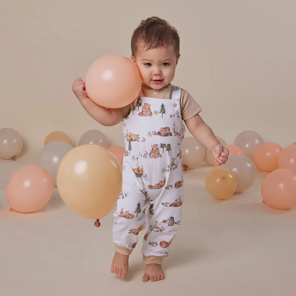 Bears Organic Snuggle Overalls - Image 7