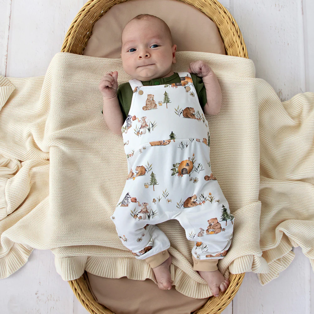 Bears Organic Snuggle Overalls - Image 8