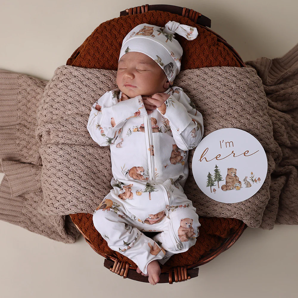 Bears Organic Snugglesuit Convertible Romper - Image 3