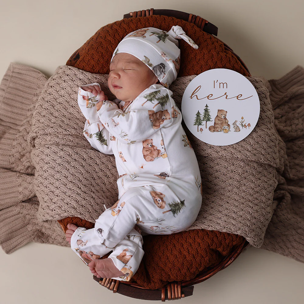 Bears Organic Snugglesuit Convertible Romper - Image 7