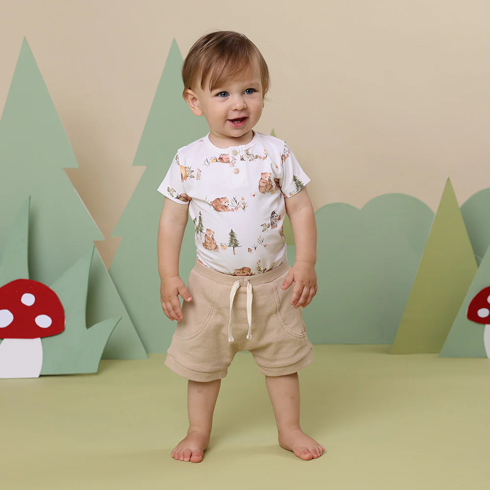 Bears Short Sleeve Organic Bodysuit - Image 3