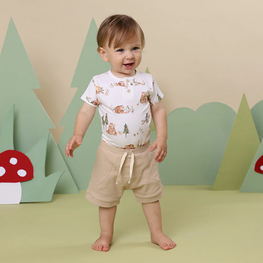 Bears Short Sleeve Organic Bodysuit - Image 6