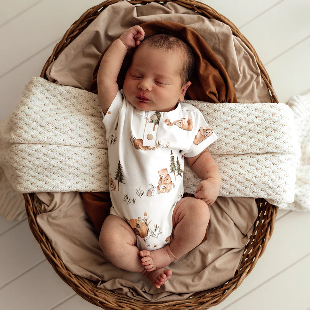 Bears Short Sleeve Organic Bodysuit - Image 9