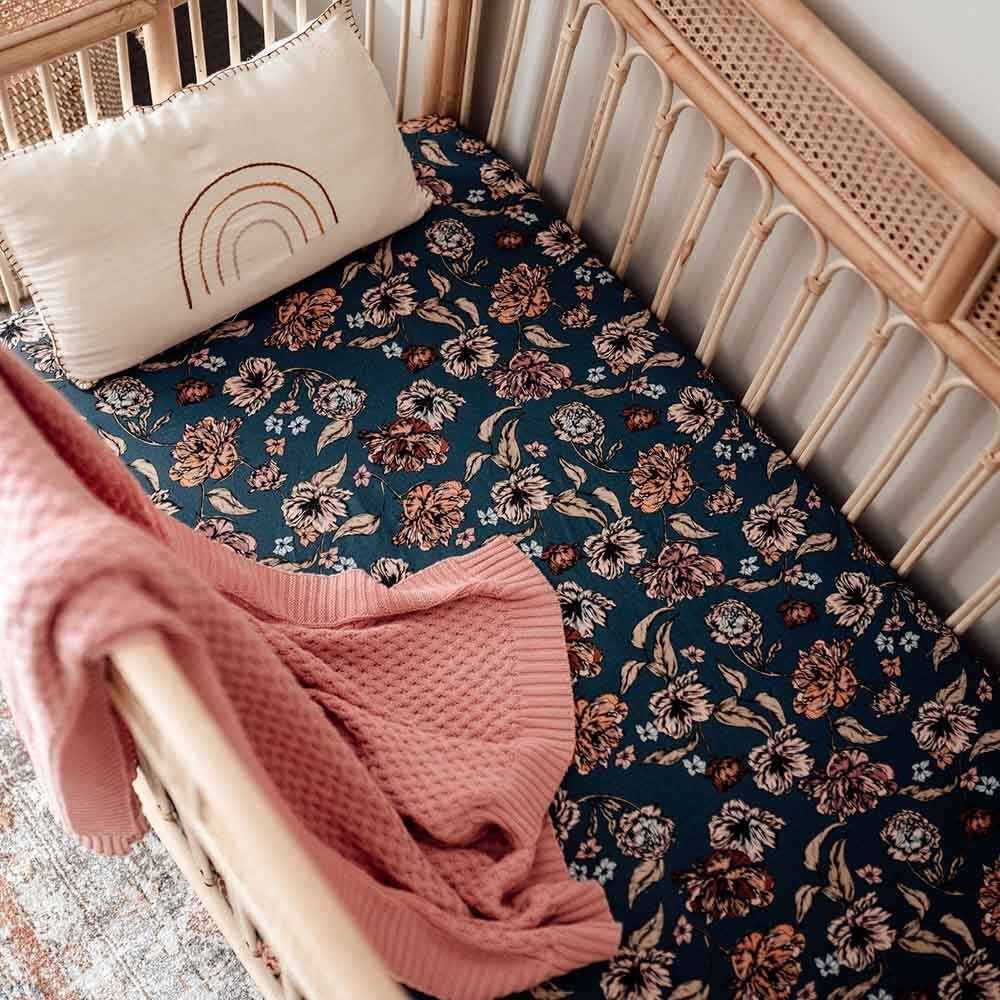 Belle Organic Fitted Cot Sheet - Image 6