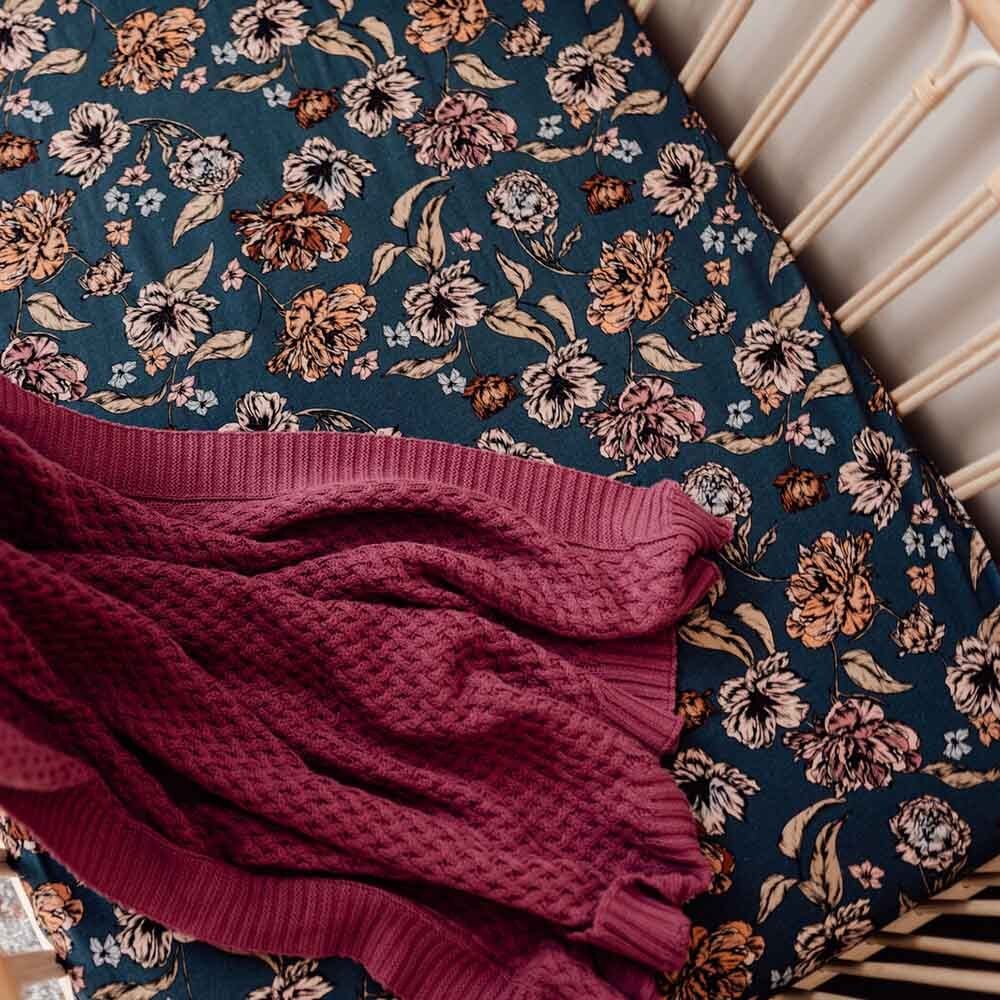 Belle Organic Fitted Cot Sheet - Image 8