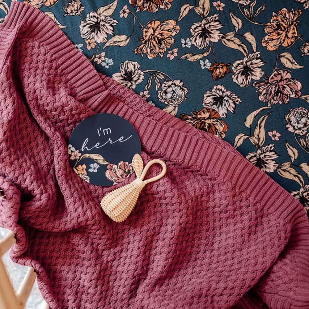 Belle Organic Fitted Cot Sheet - Image 9