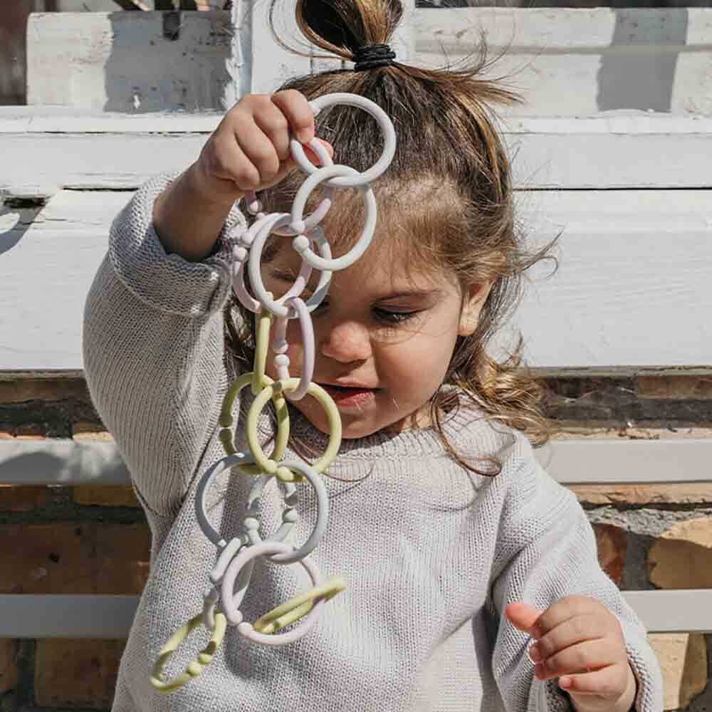 BIBS Loops (12 Pieces) - Blush, Woodchuck, Ivory - Image 3