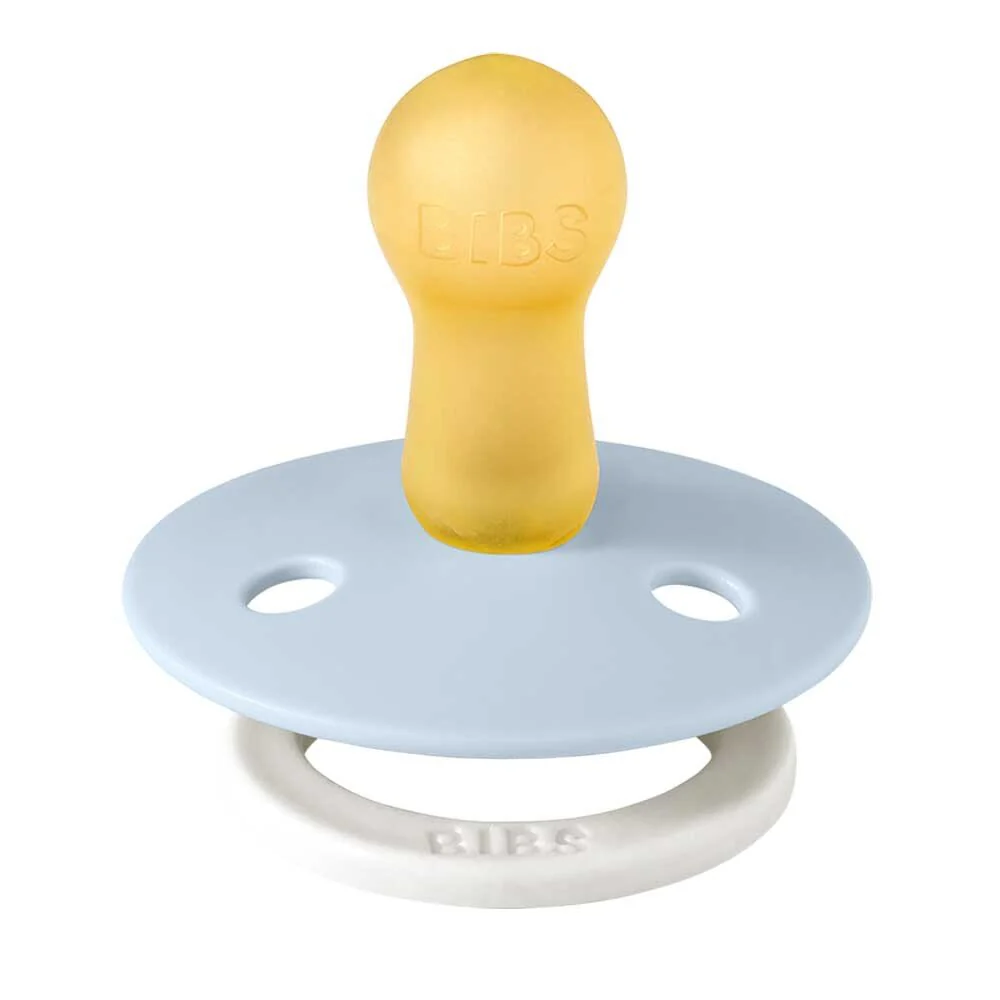 BIBS Night Glow Dummy 2 Pack - Baby Blue - Image 4