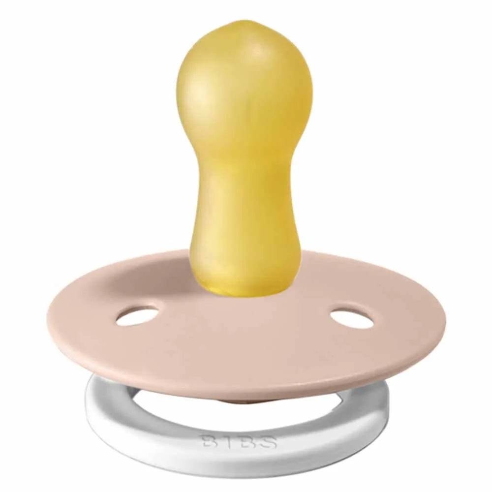 BIBS Night Glow Dummy 2 Pack - Blush - Image 2