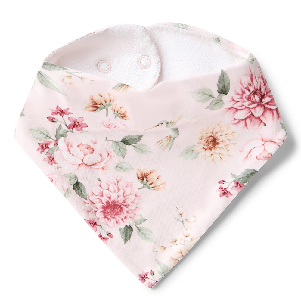 Birds & Blooms Organic Dribble Bib - Image 2
