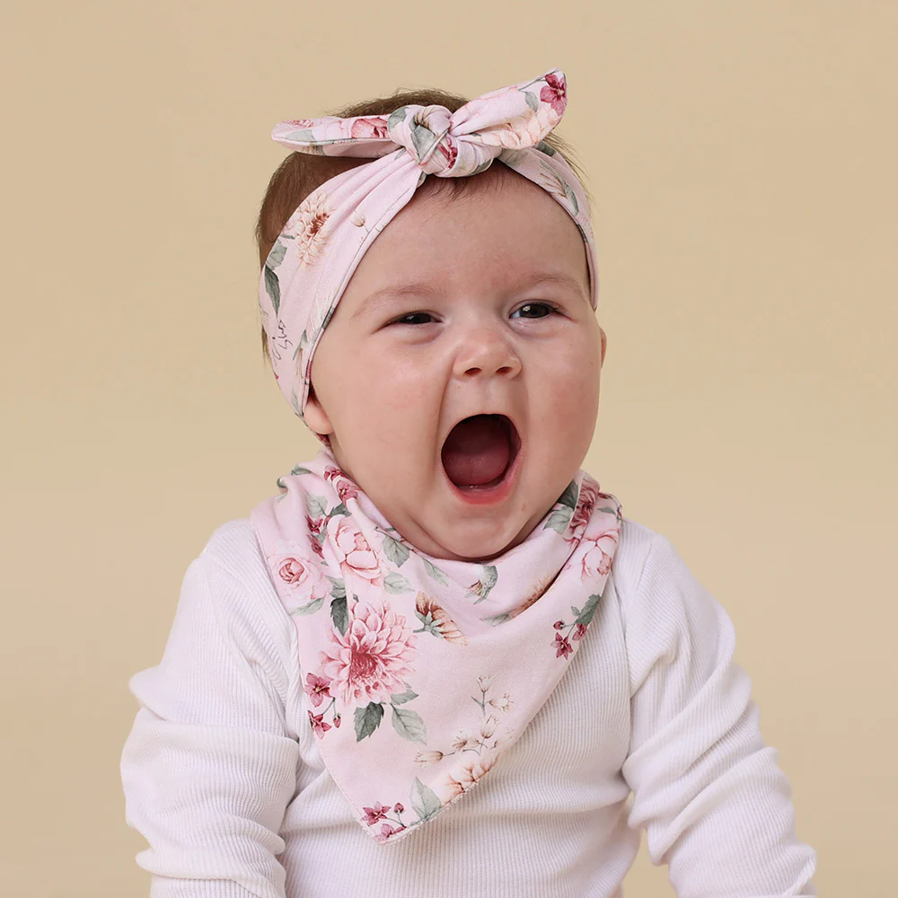 Birds & Blooms Organic Dribble Bib - Image 3