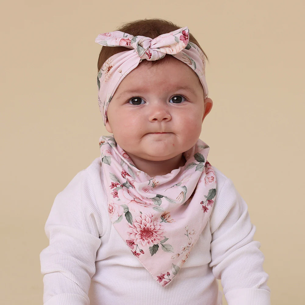 Birds & Blooms Organic Dribble Bib - Image 5