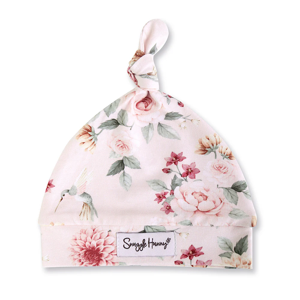 Birds & Blooms Organic Knotted Beanie - Image 2