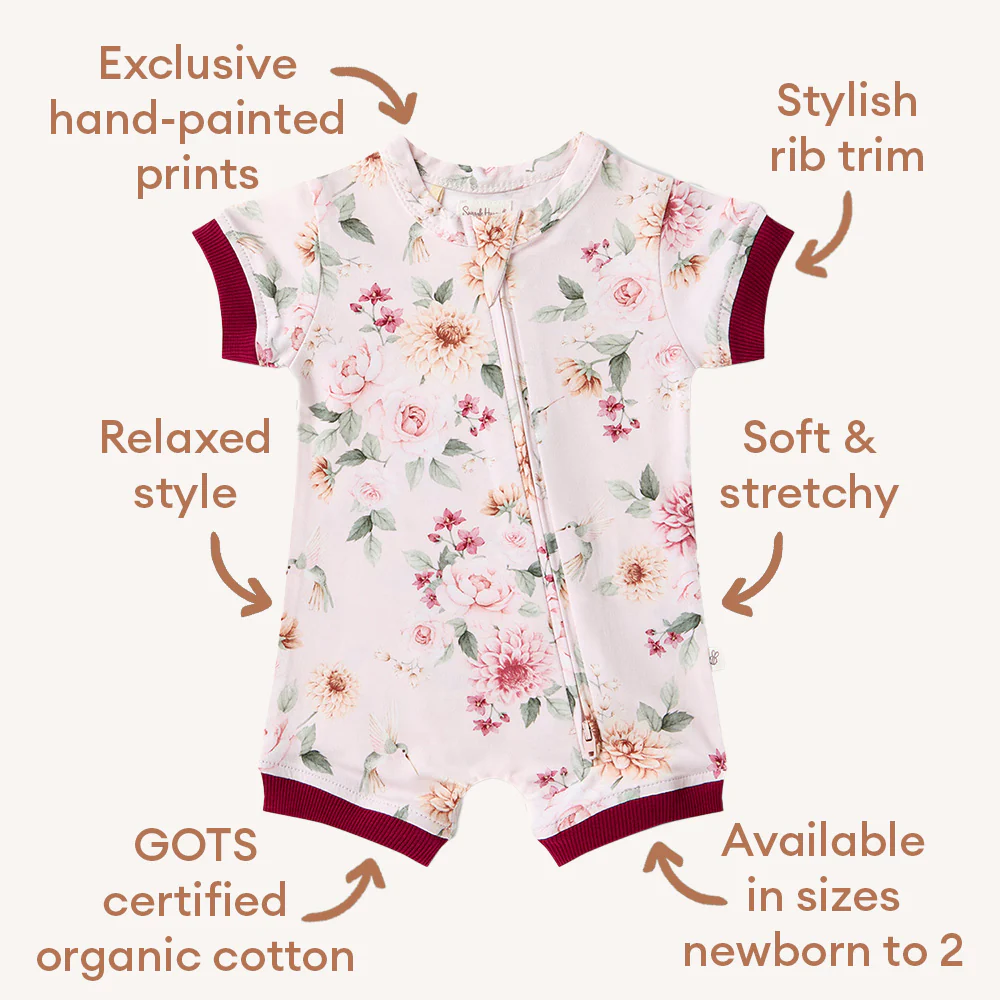 Birds & Blooms Organic Snuggle Shortie - Image 8