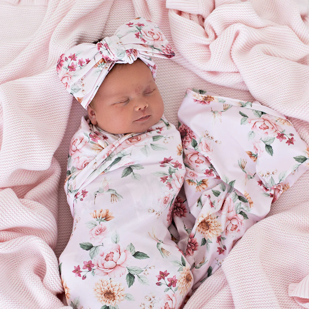 Birds & Blooms Organic Oversized Bow - Image 7